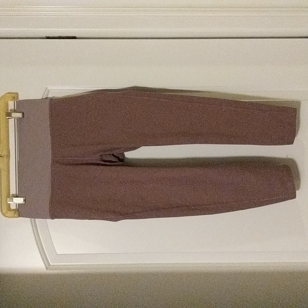 Fabletics Heather Purple Crop Leggings